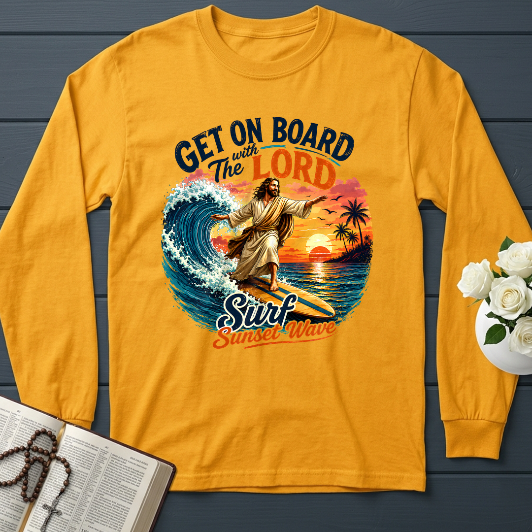 Get On Board With The Lord Surf Sunset Wave 01