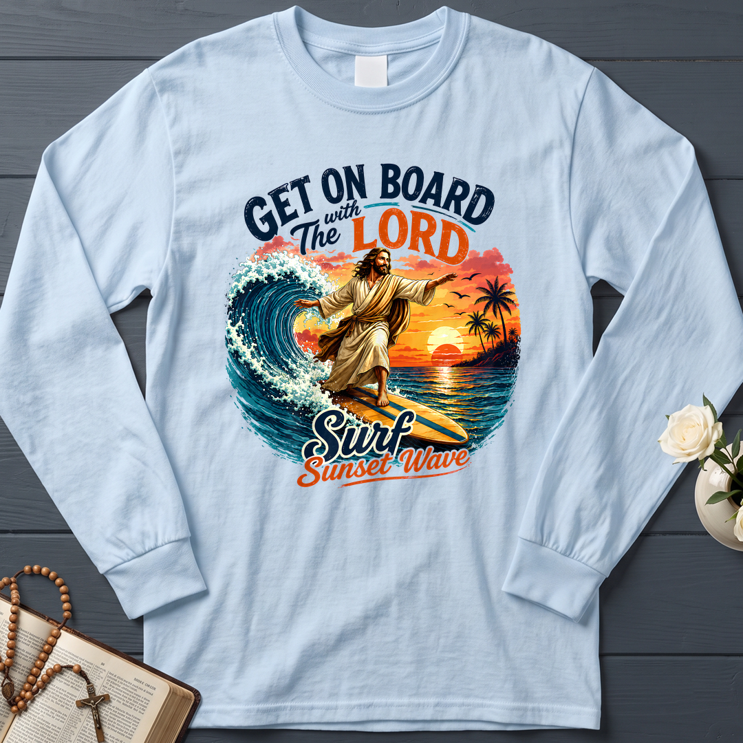 Get On Board With The Lord Surf Sunset Wave 01