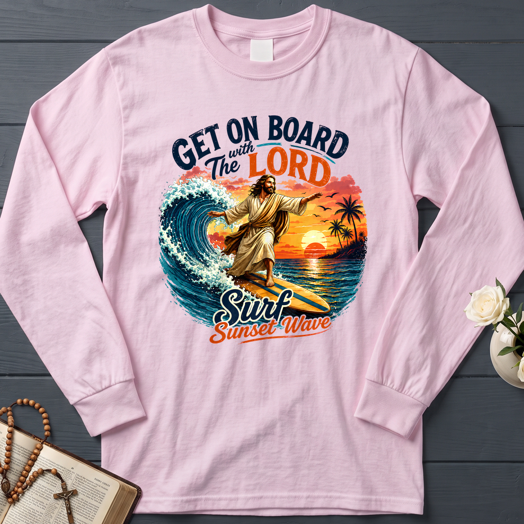 Get On Board With The Lord Surf Sunset Wave 01