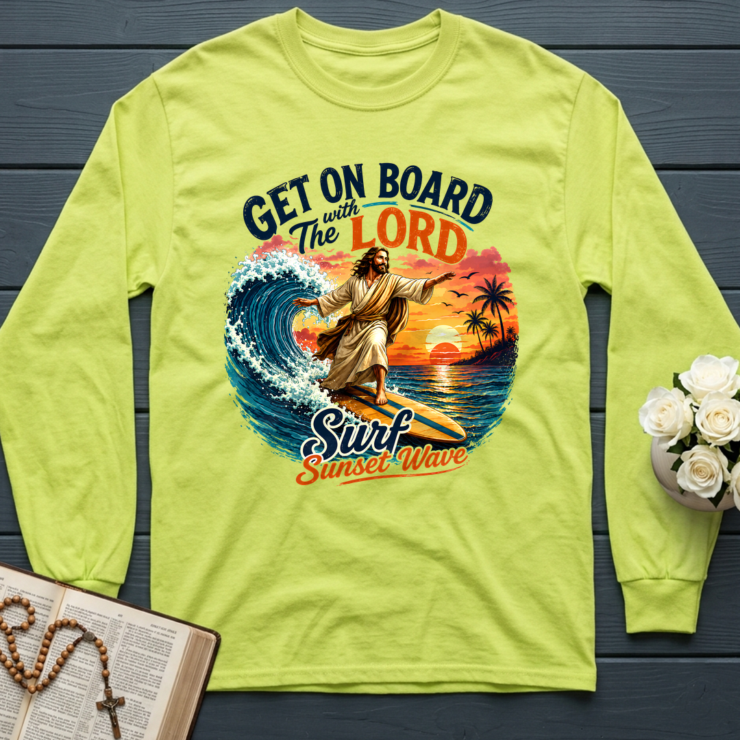 Get On Board With The Lord Surf Sunset Wave 01