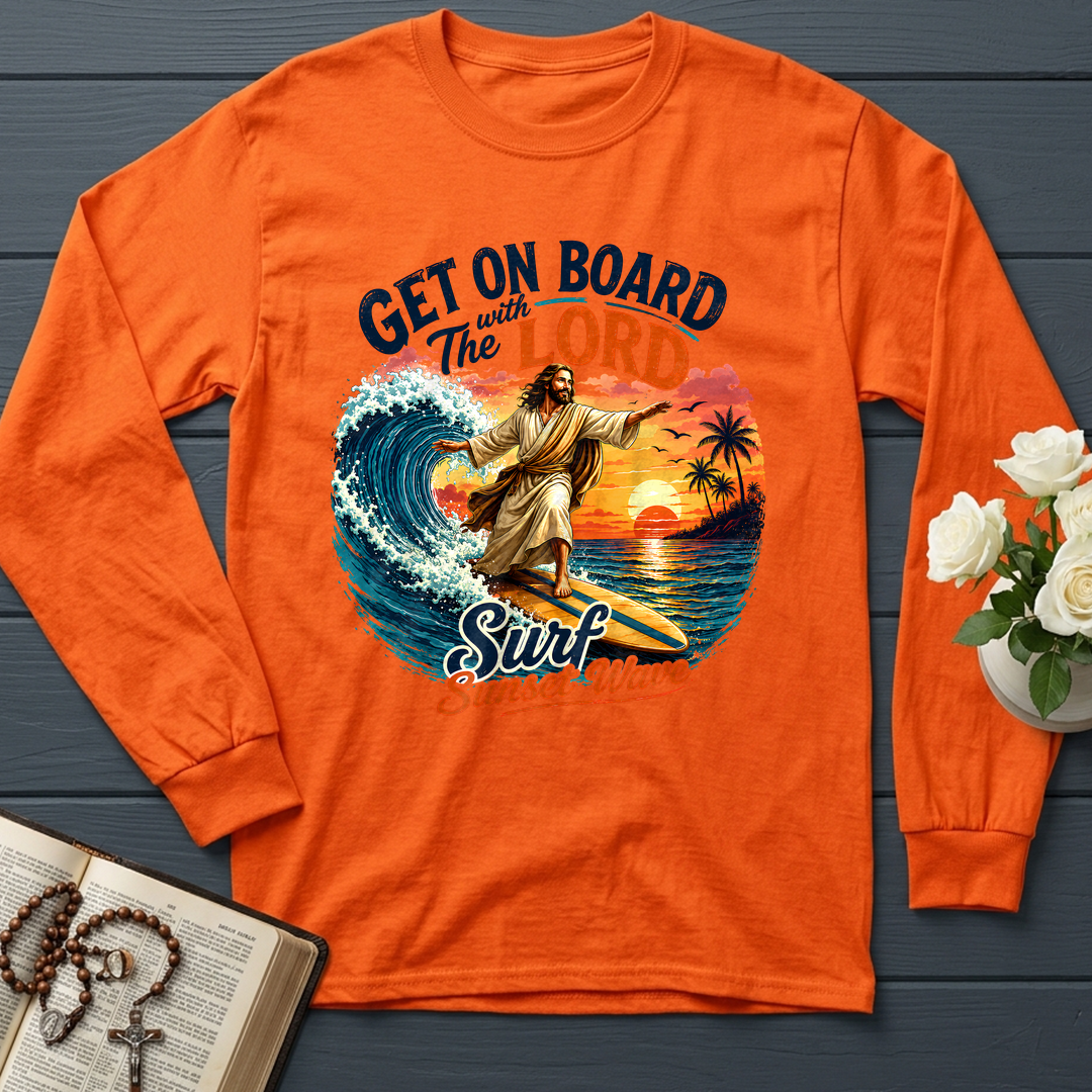Get On Board With The Lord Surf Sunset Wave 01