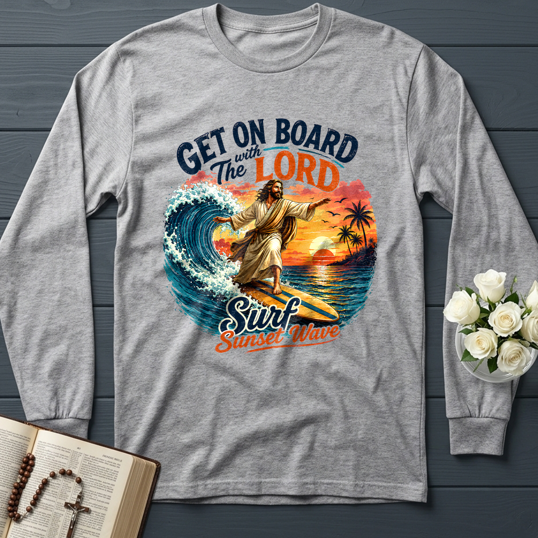 Get On Board With The Lord Surf Sunset Wave 01