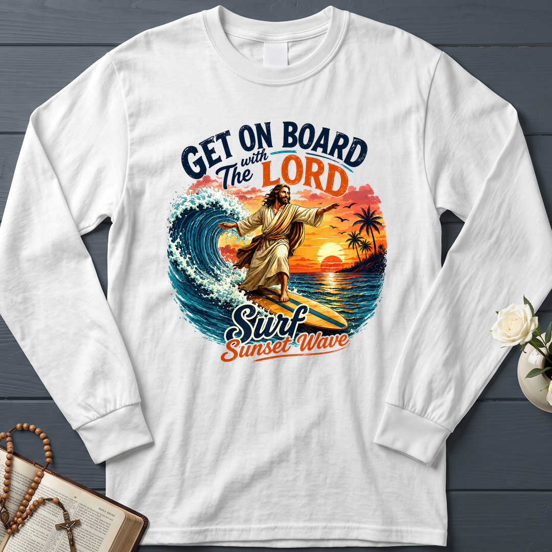 Get On Board With The Lord Surf Sunset Wave 01