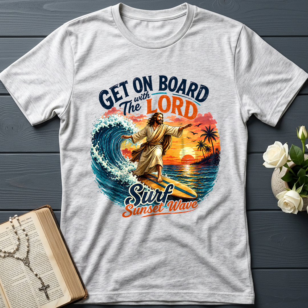 Get On Board With The Lord Surf Sunset Wave 01