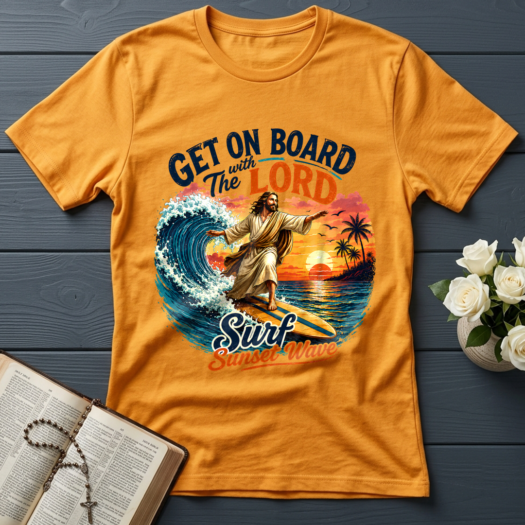 Get On Board With The Lord Surf Sunset Wave 01