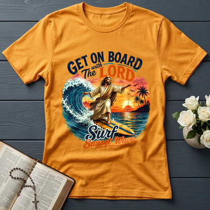 Get On Board With The Lord Surf Sunset Wave 01