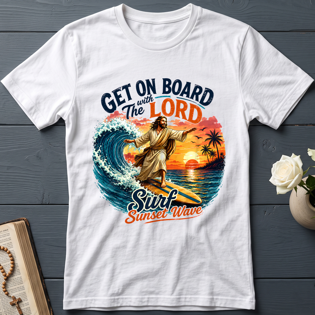 Get On Board With The Lord Surf Sunset Wave 01