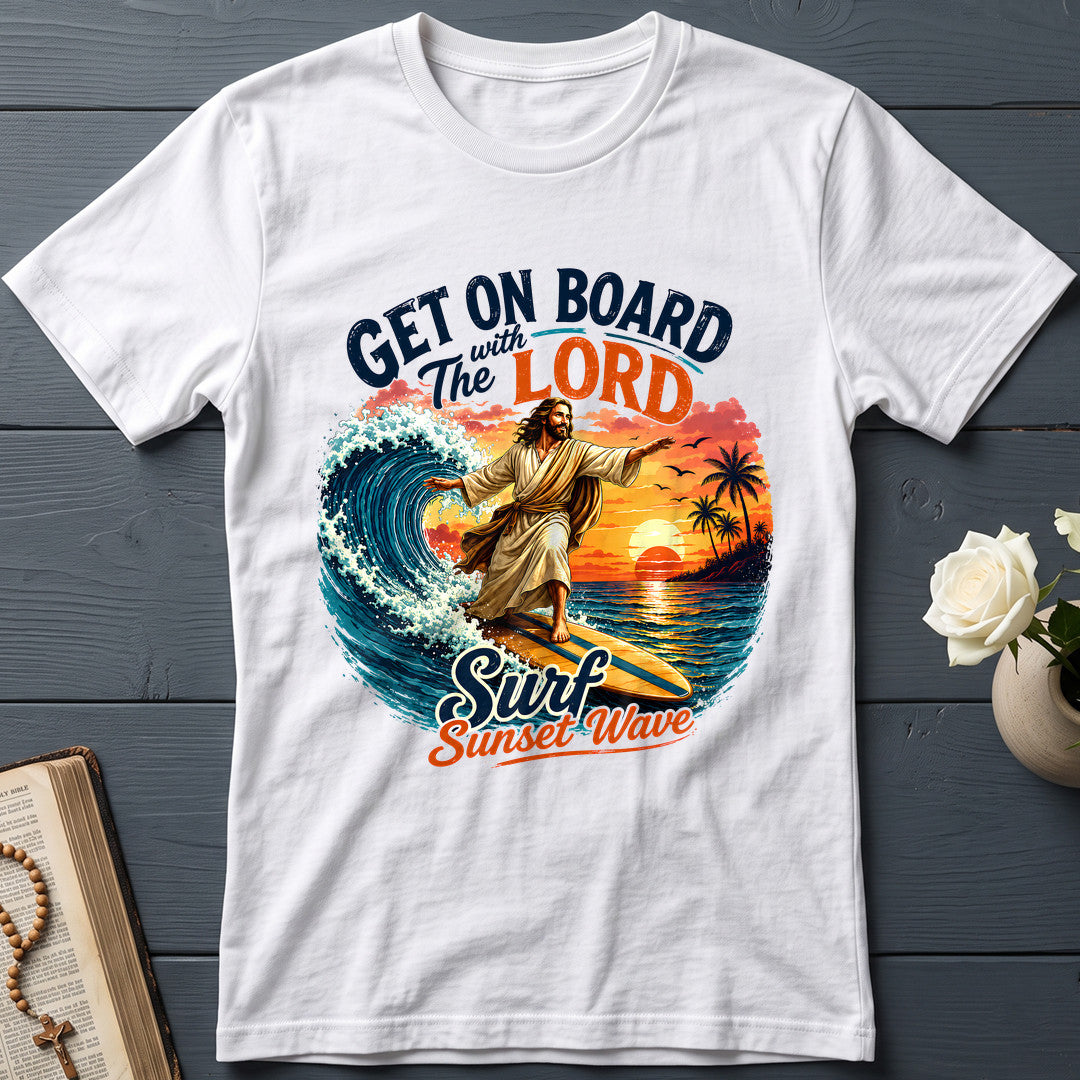 Get On Board With The Lord Surf Sunset Wave 01
