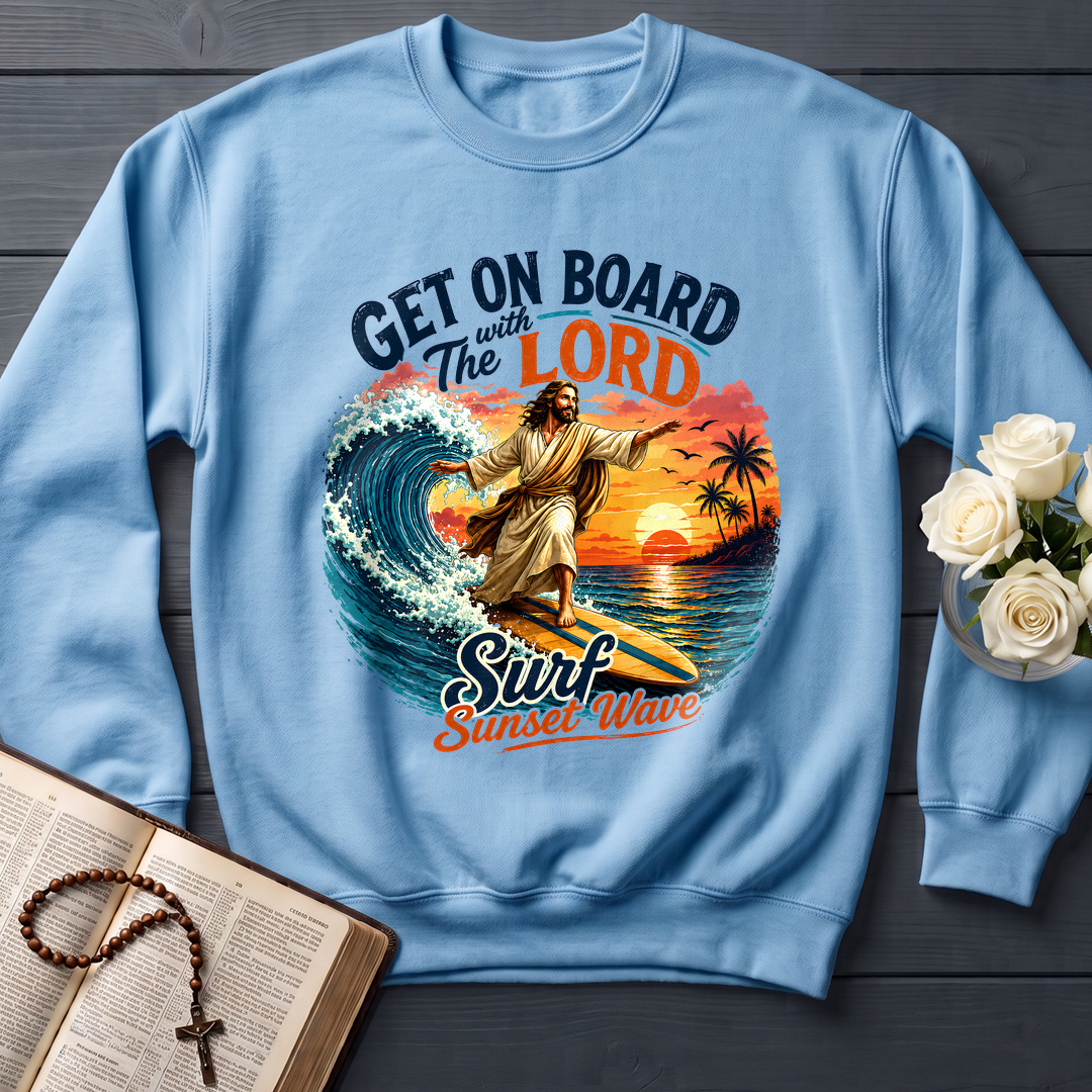Get On Board With The Lord Surf Sunset Wave 01