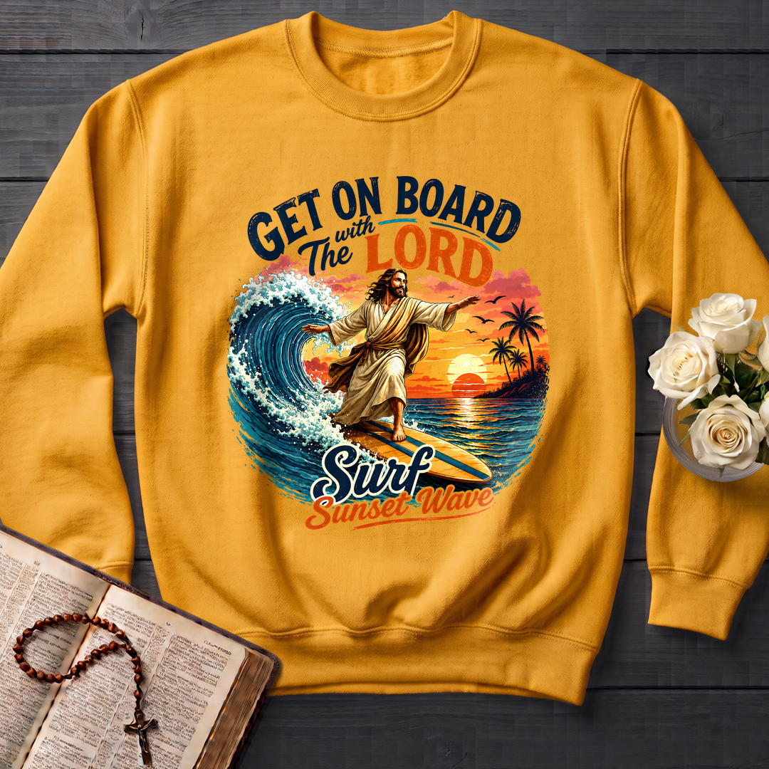Get On Board With The Lord Surf Sunset Wave 01