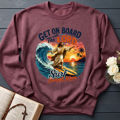 Get On Board With The Lord Surf Sunset Wave 01