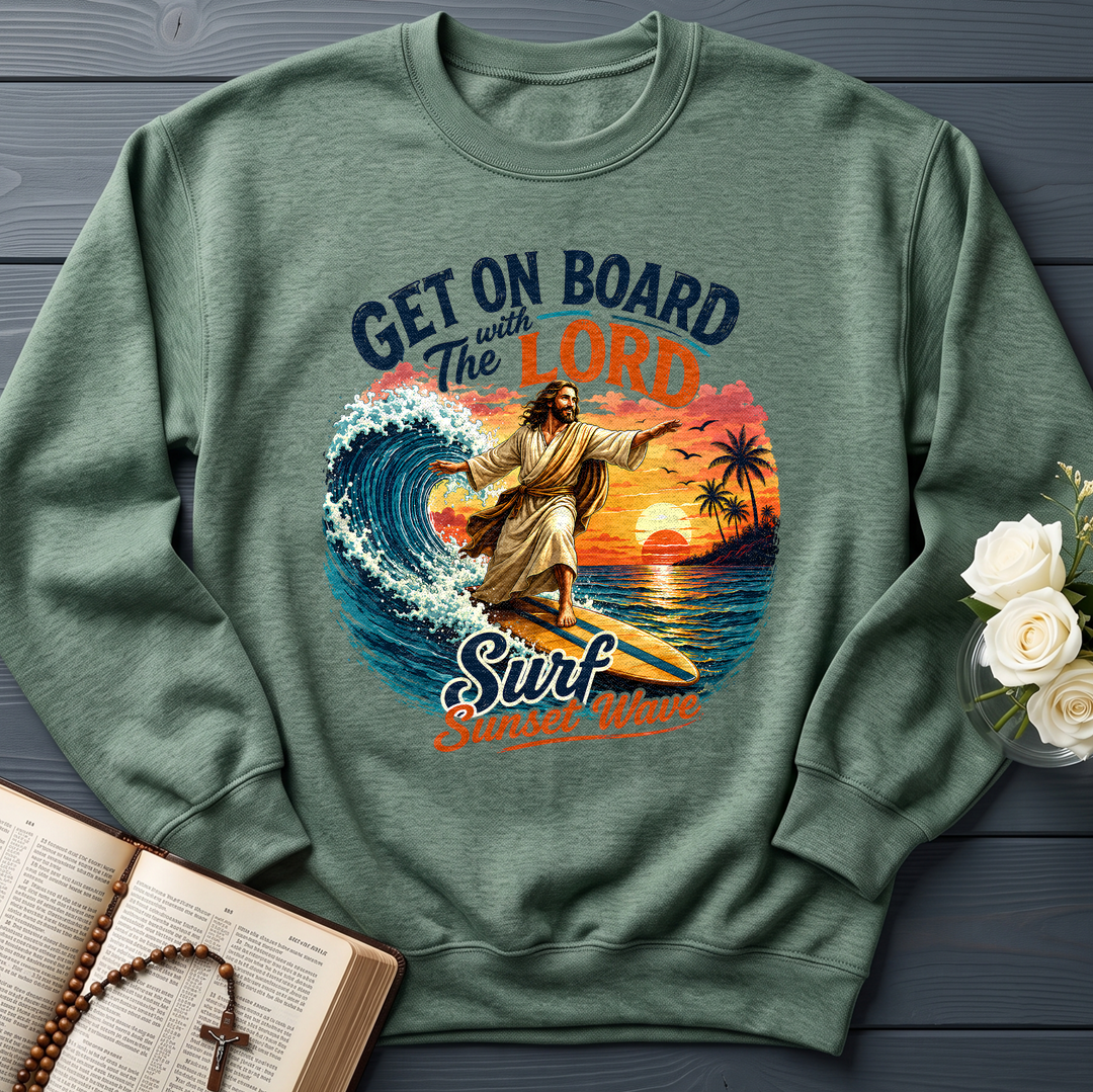 Get On Board With The Lord Surf Sunset Wave 01