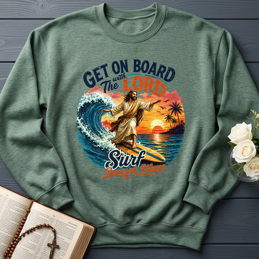Get On Board With The Lord Surf Sunset Wave 01