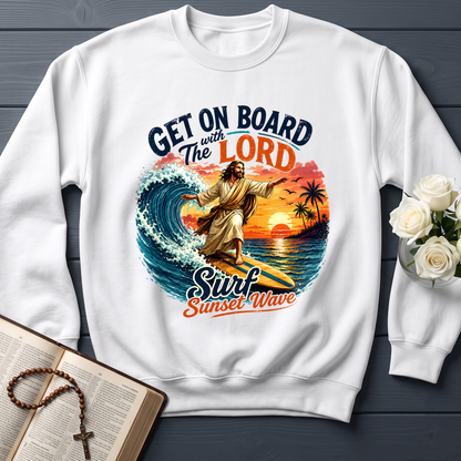 Get On Board With The Lord Surf Sunset Wave 01