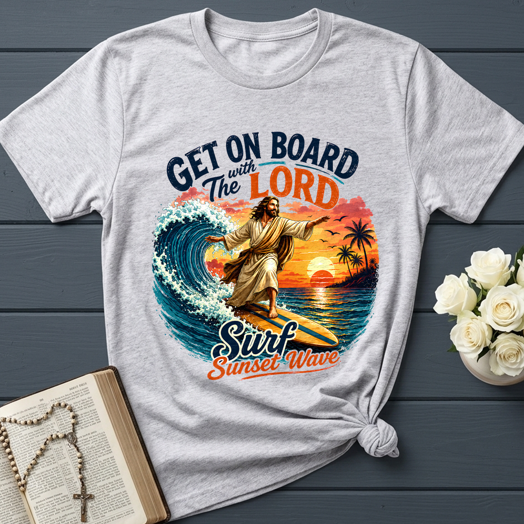 Get On Board With The Lord Surf Sunset Wave 01