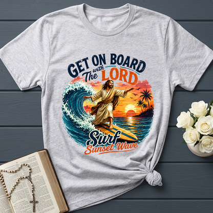 Get On Board With The Lord Surf Sunset Wave 01