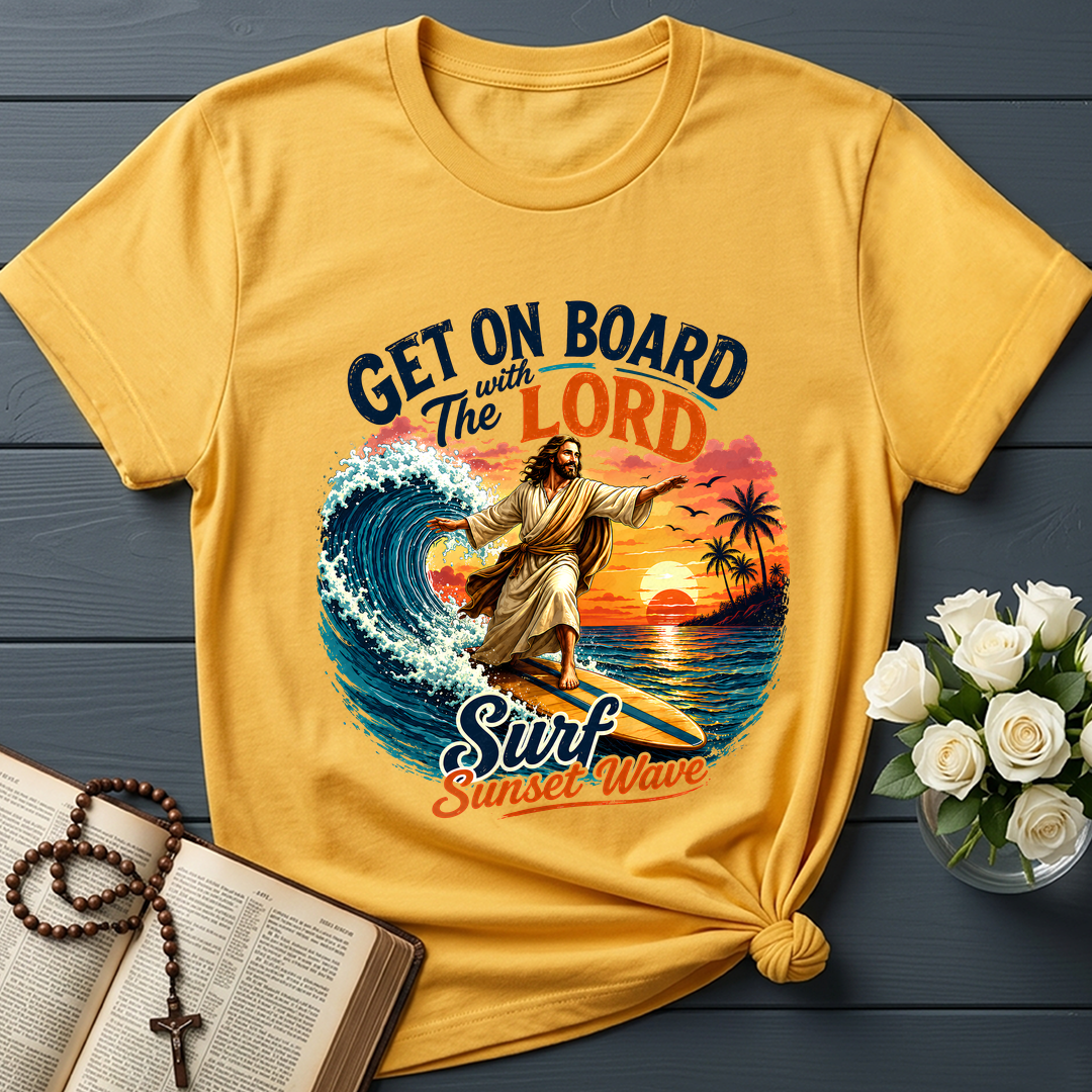 Get On Board With The Lord Surf Sunset Wave 01