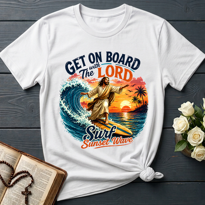 Get On Board With The Lord Surf Sunset Wave 01