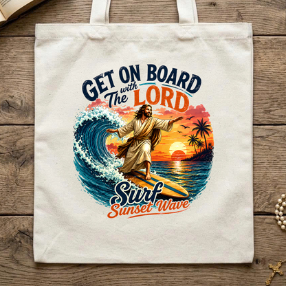 Get On Board With The Lord Surf Sunset Wave 01