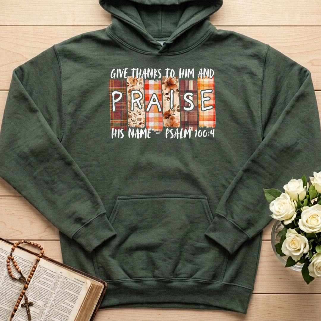 Give Thanks To Him And Praise His Name Psalm 100.4 01