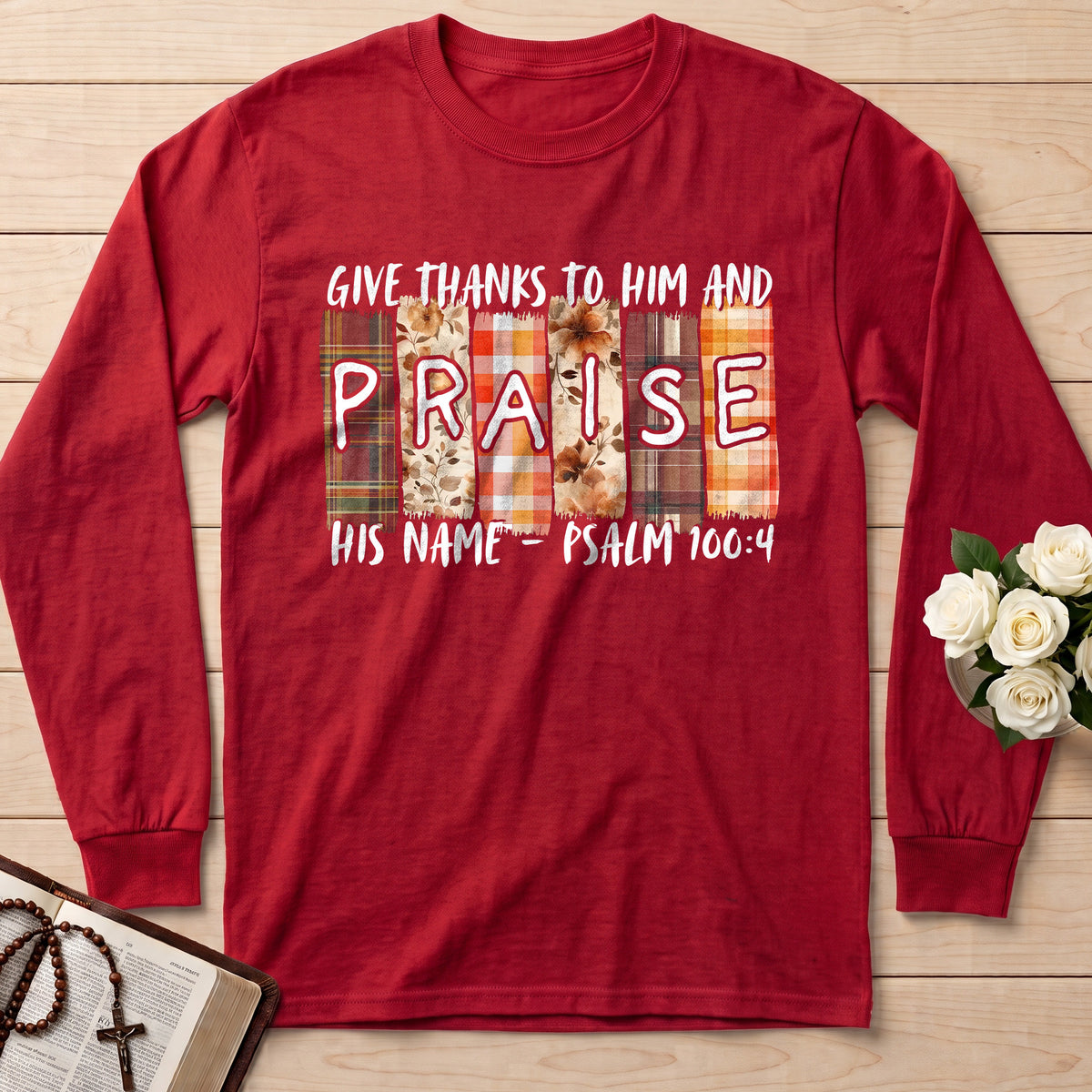Give Thanks To Him And Praise His Name Psalm 100.4 01