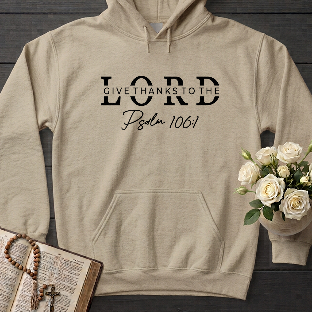Give Thanks To The Lord Psalm 106.1 01