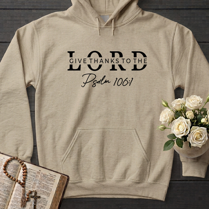 Give Thanks To The Lord Psalm 106.1 01