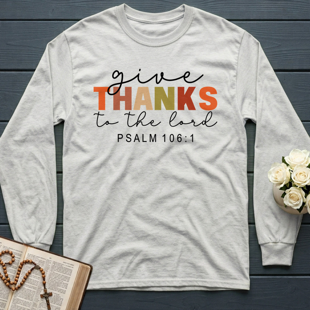 Give Thanks To The Lord Psalm 106.1 08