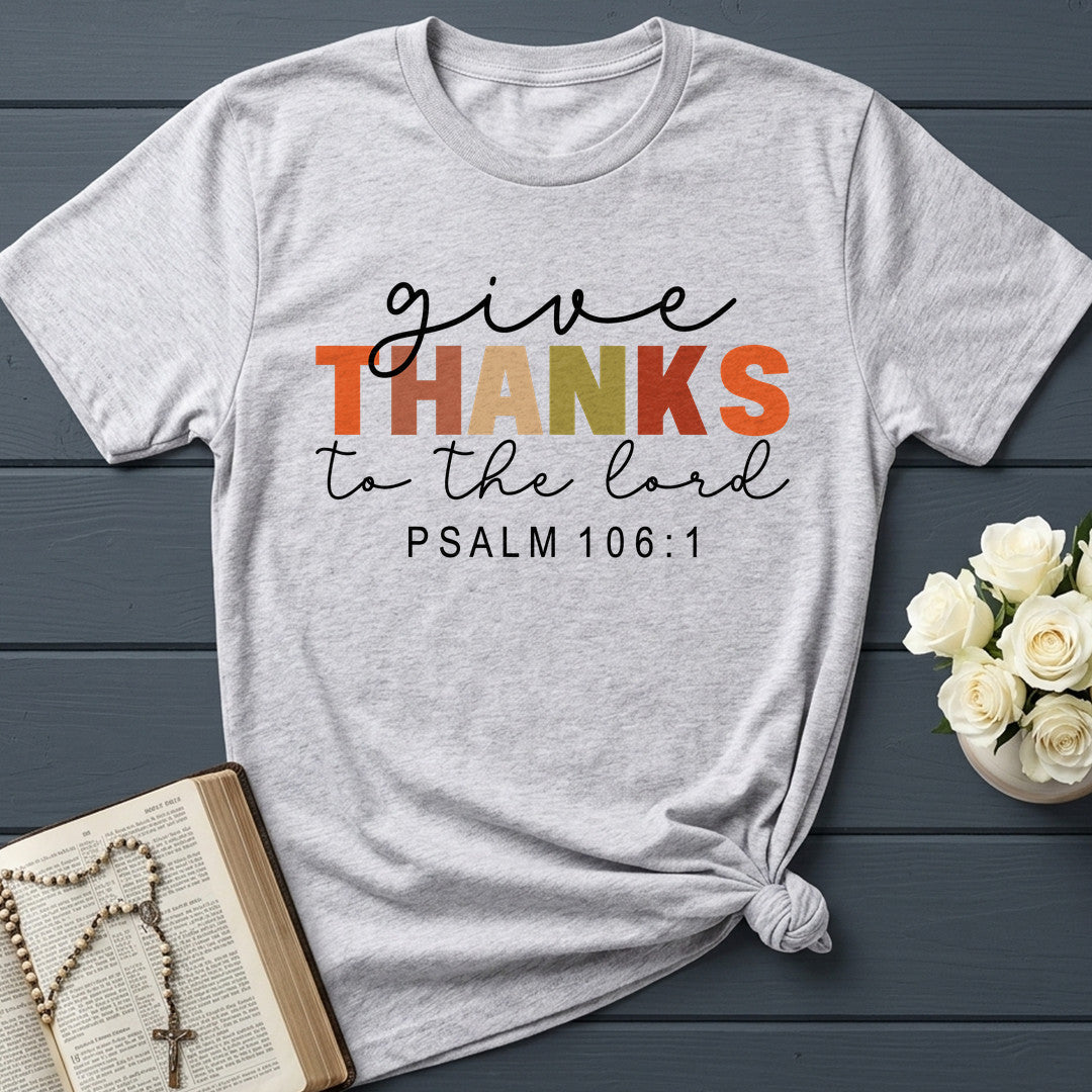 Give Thanks To The Lord Psalm 106.1 08
