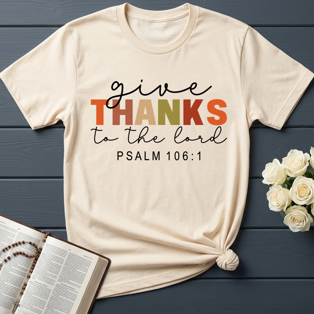 Give Thanks To The Lord Psalm 106.1 08