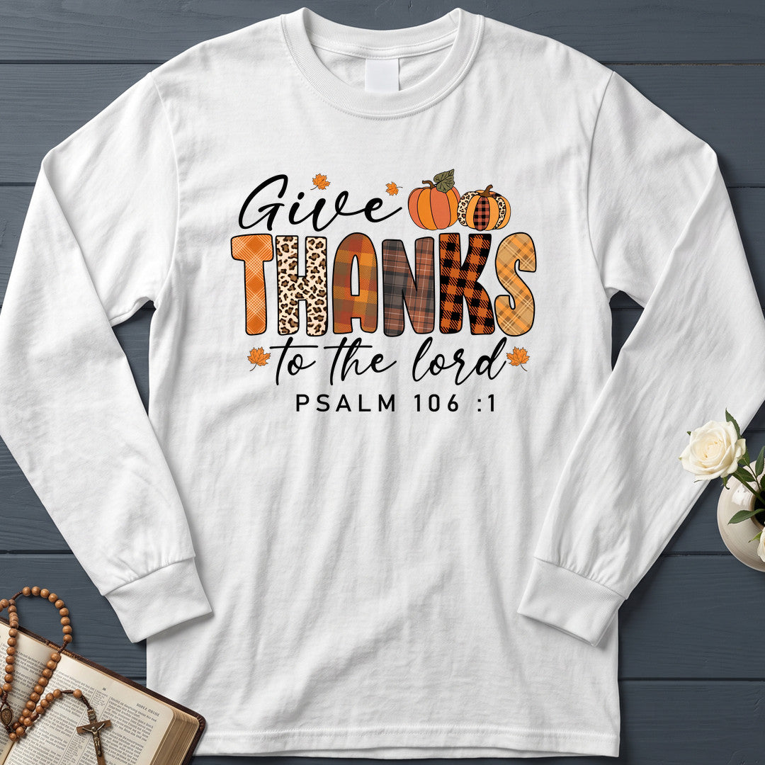 Give Thanks To The Lord Psalm 106.1 09