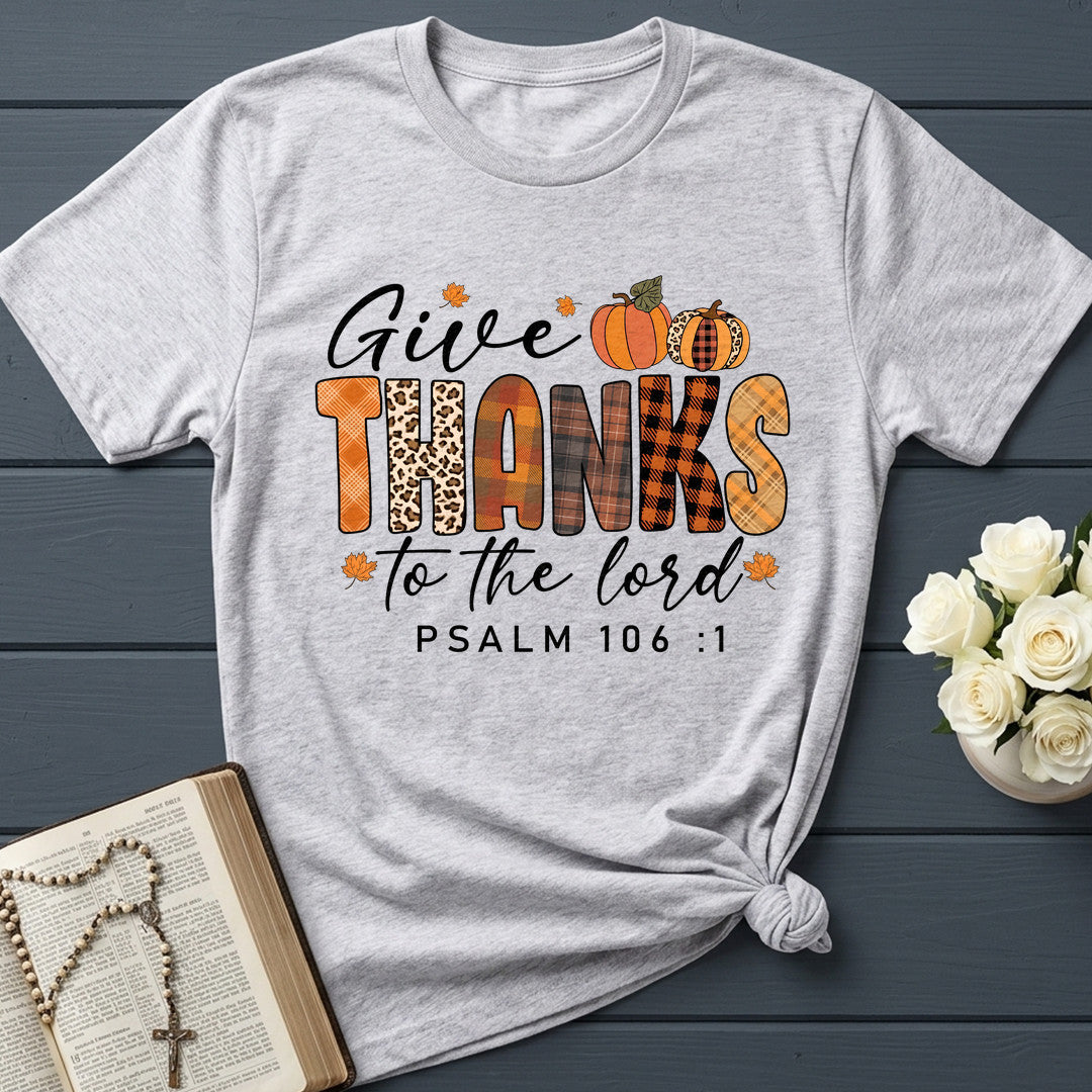 Give Thanks To The Lord Psalm 106.1 09