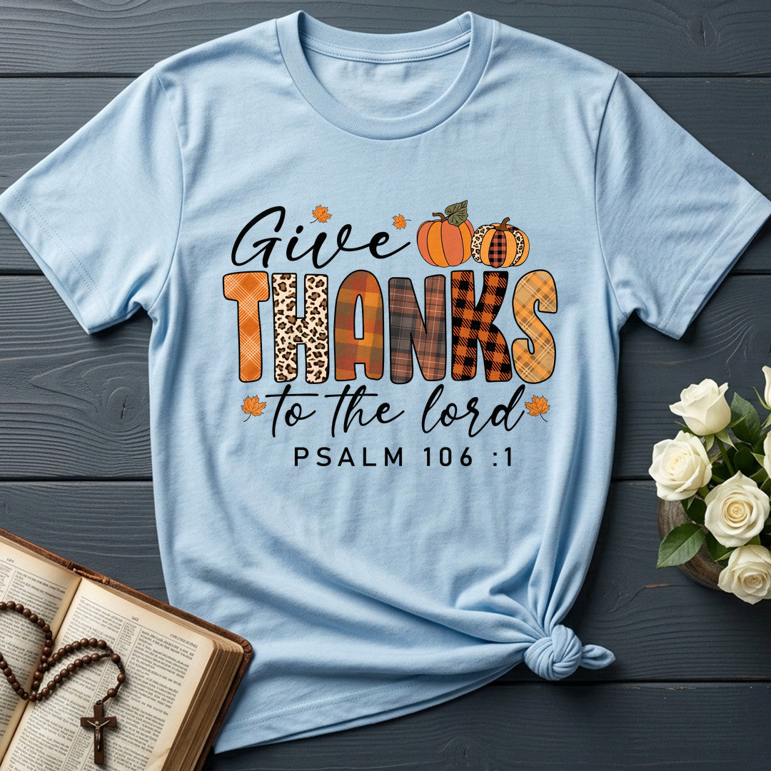 Give Thanks To The Lord Psalm 106.1 09