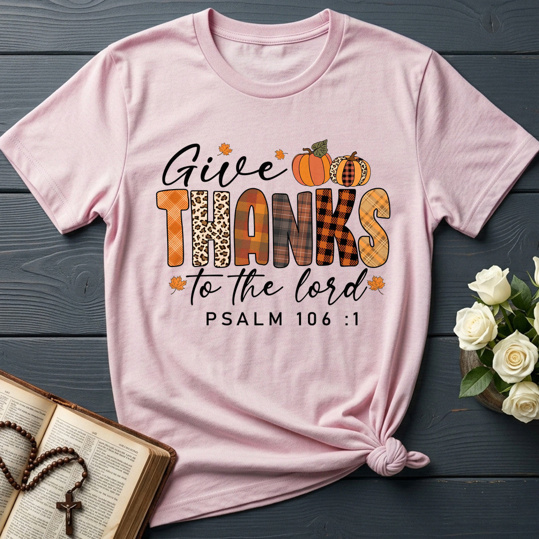 Give Thanks To The Lord Psalm 106.1 09