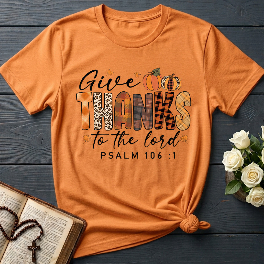 Give Thanks To The Lord Psalm 106.1 09