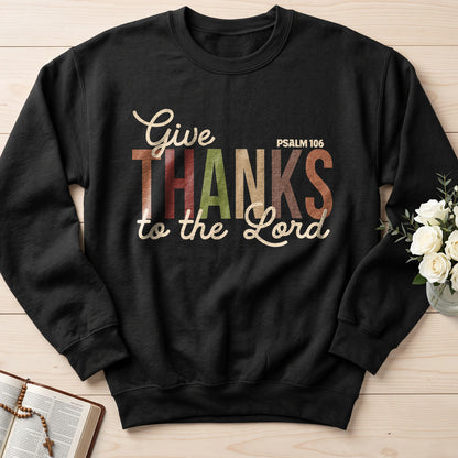 Give Thanks To The Lord Psalm 106 11