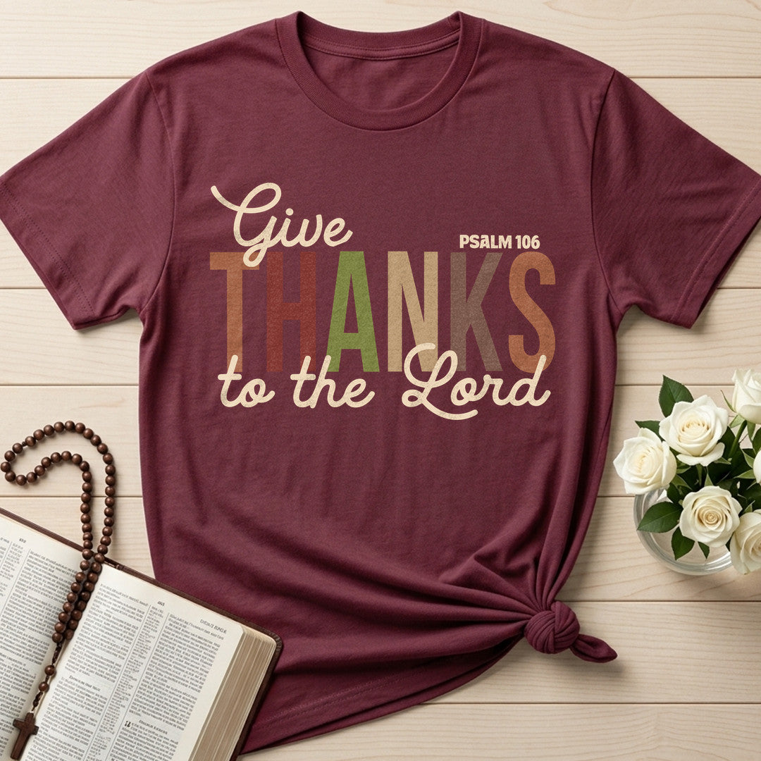 Give Thanks To The Lord Psalm 106 11