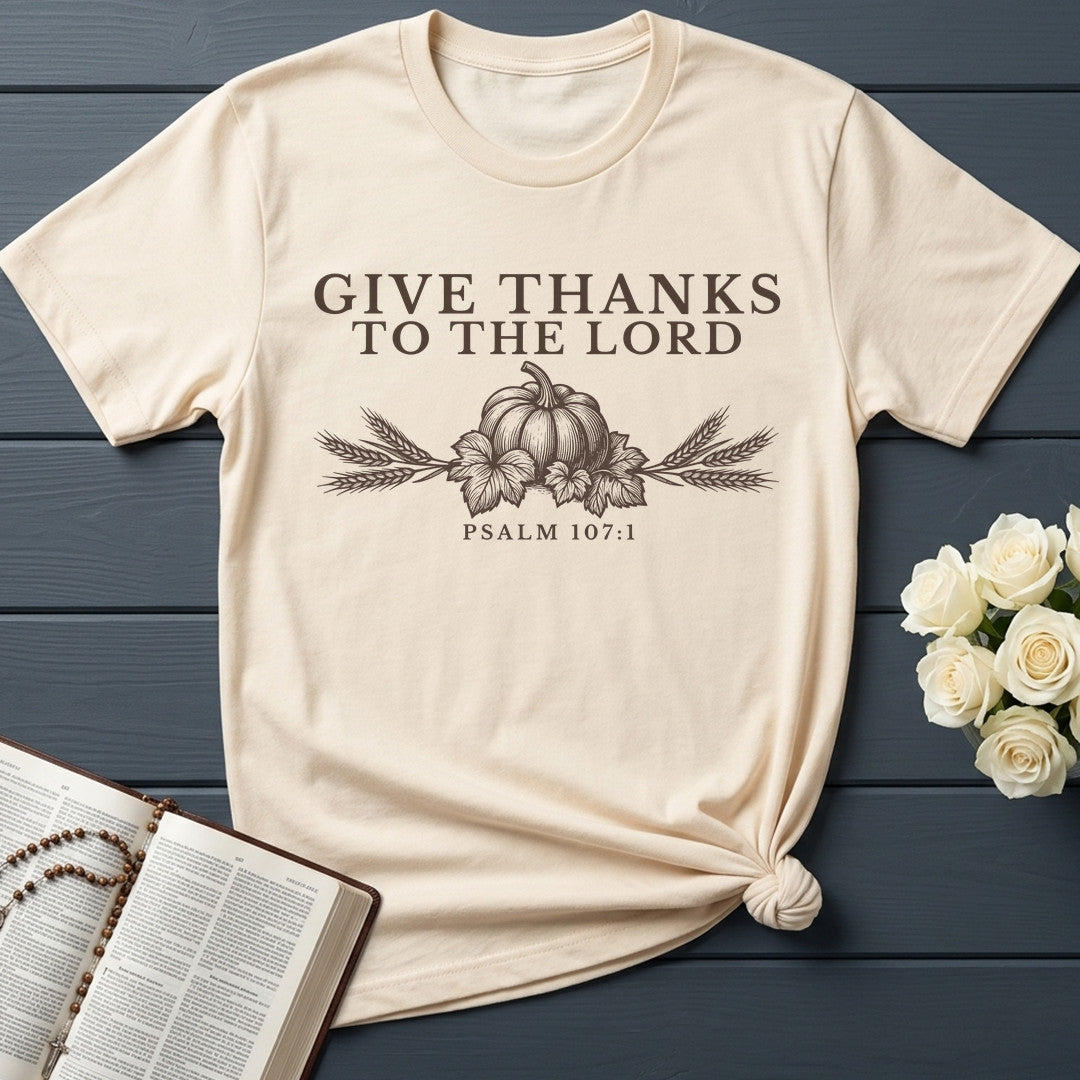 Give Thanks To The Lord Psalm 107.1 01