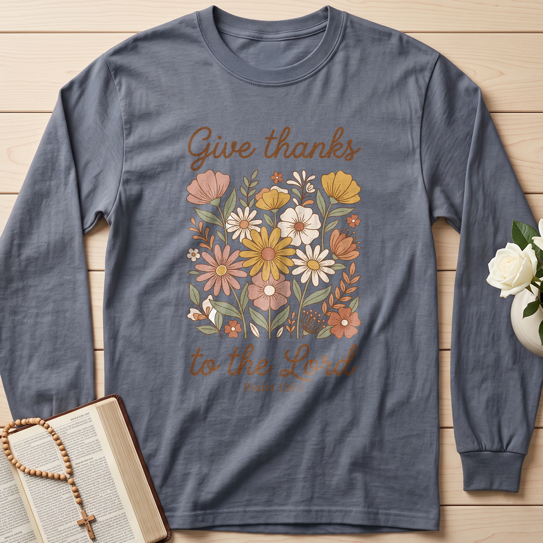 Give Thanks To The Lord Psalm 136.1 04