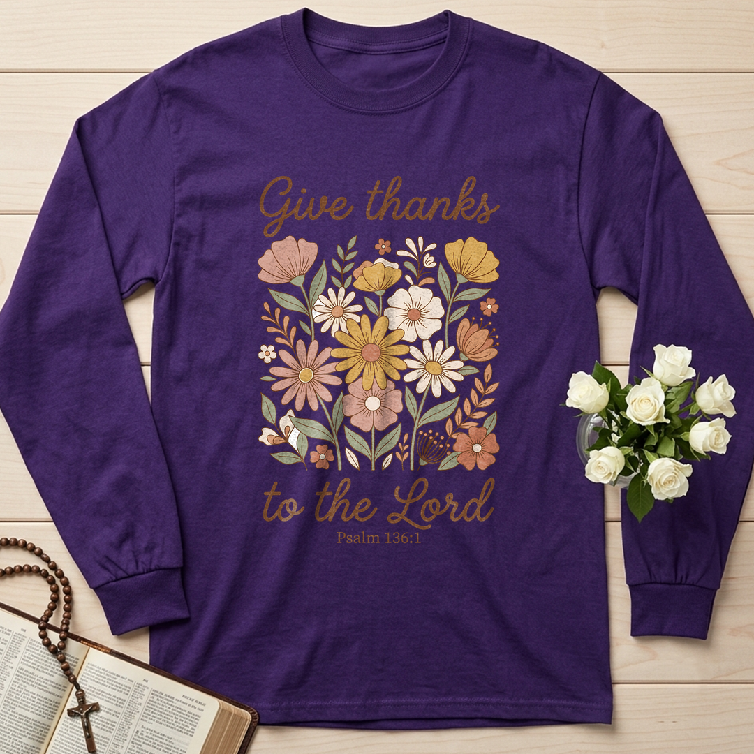 Give Thanks To The Lord Psalm 136.1 04