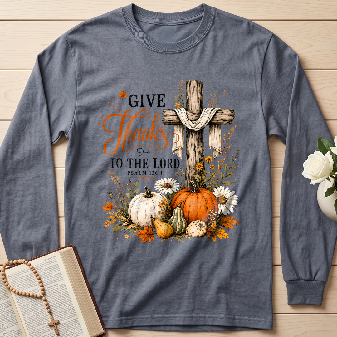 Give Thanks To The Lord Psalm 136.1 05