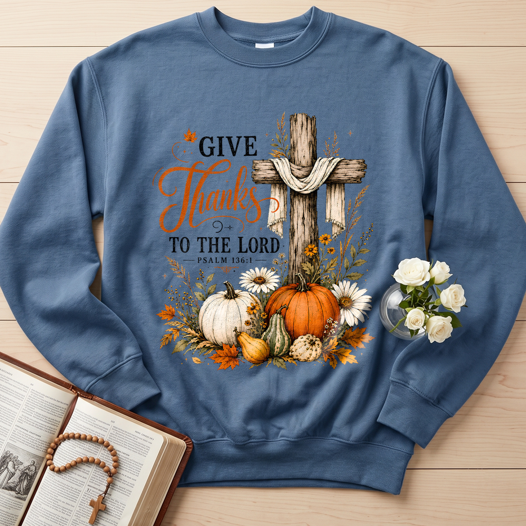 Give Thanks To The Lord Psalm 136.1 05