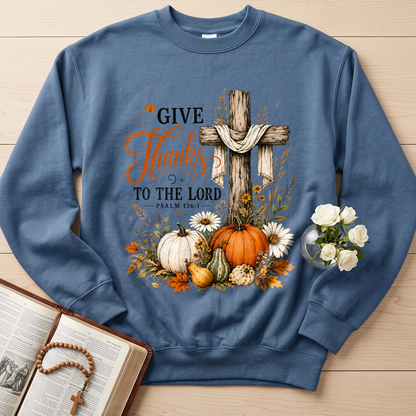 Give Thanks To The Lord Psalm 136.1 05