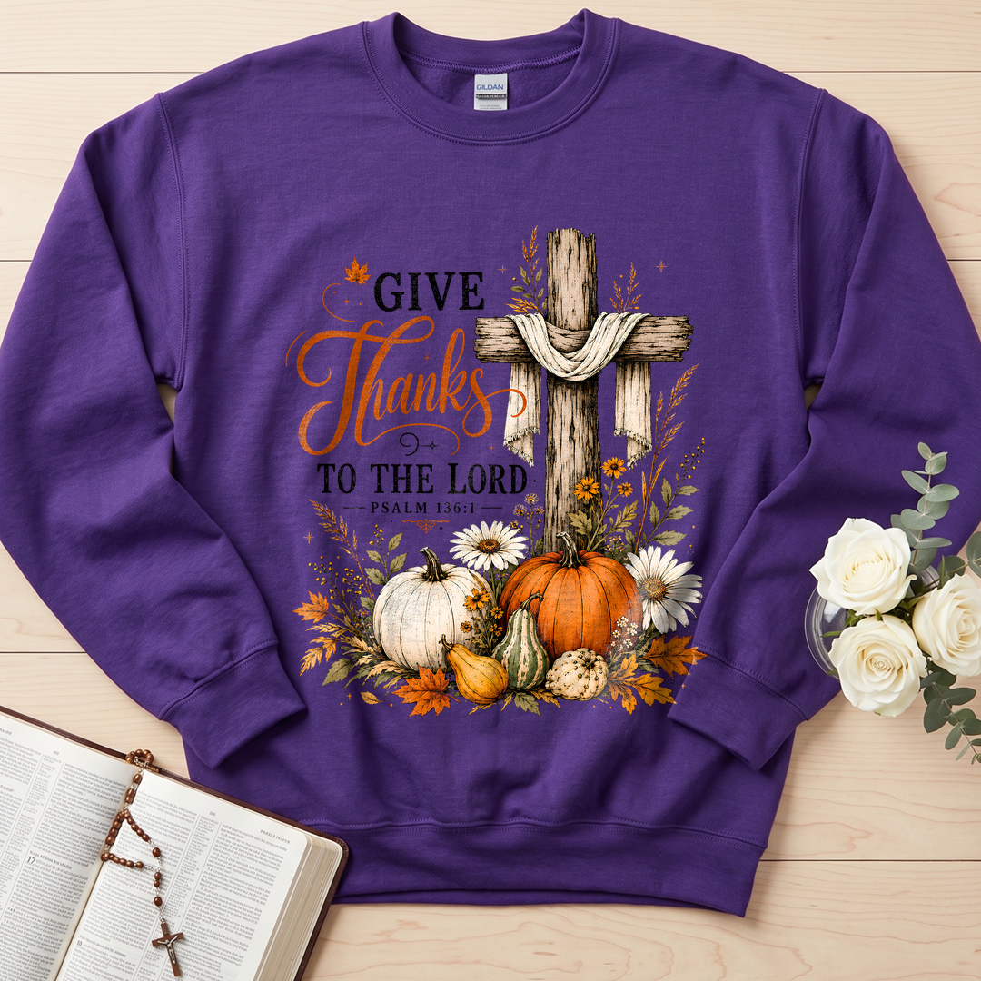 Give Thanks To The Lord Psalm 136.1 05