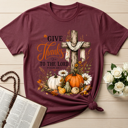 Give Thanks To The Lord Psalm 136.1 05