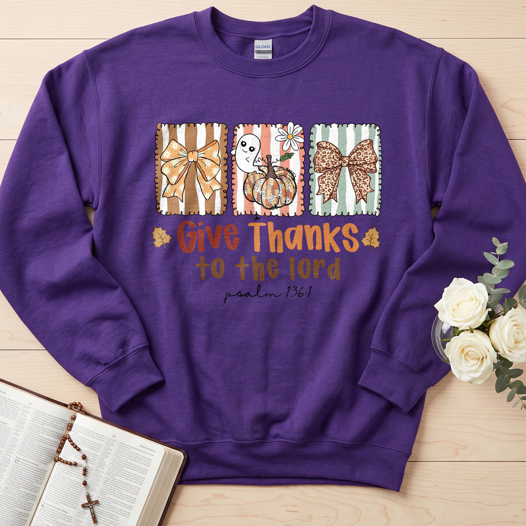 Give Thanks To The Lord Psalm 136.1 11