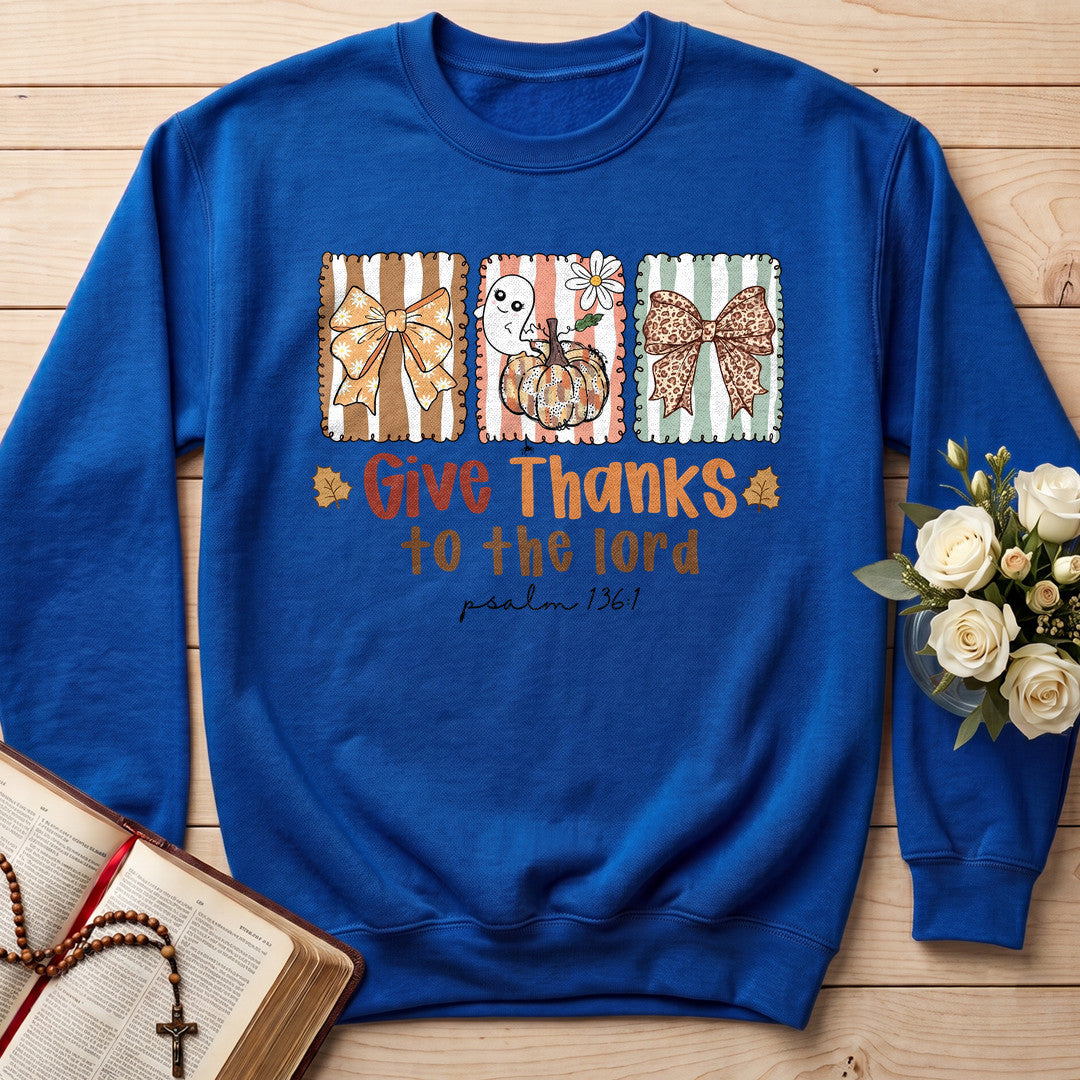 Give Thanks To The Lord Psalm 136.1 11