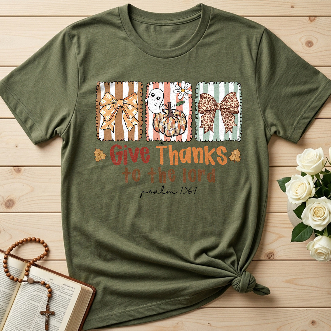 Give Thanks To The Lord Psalm 136.1 11