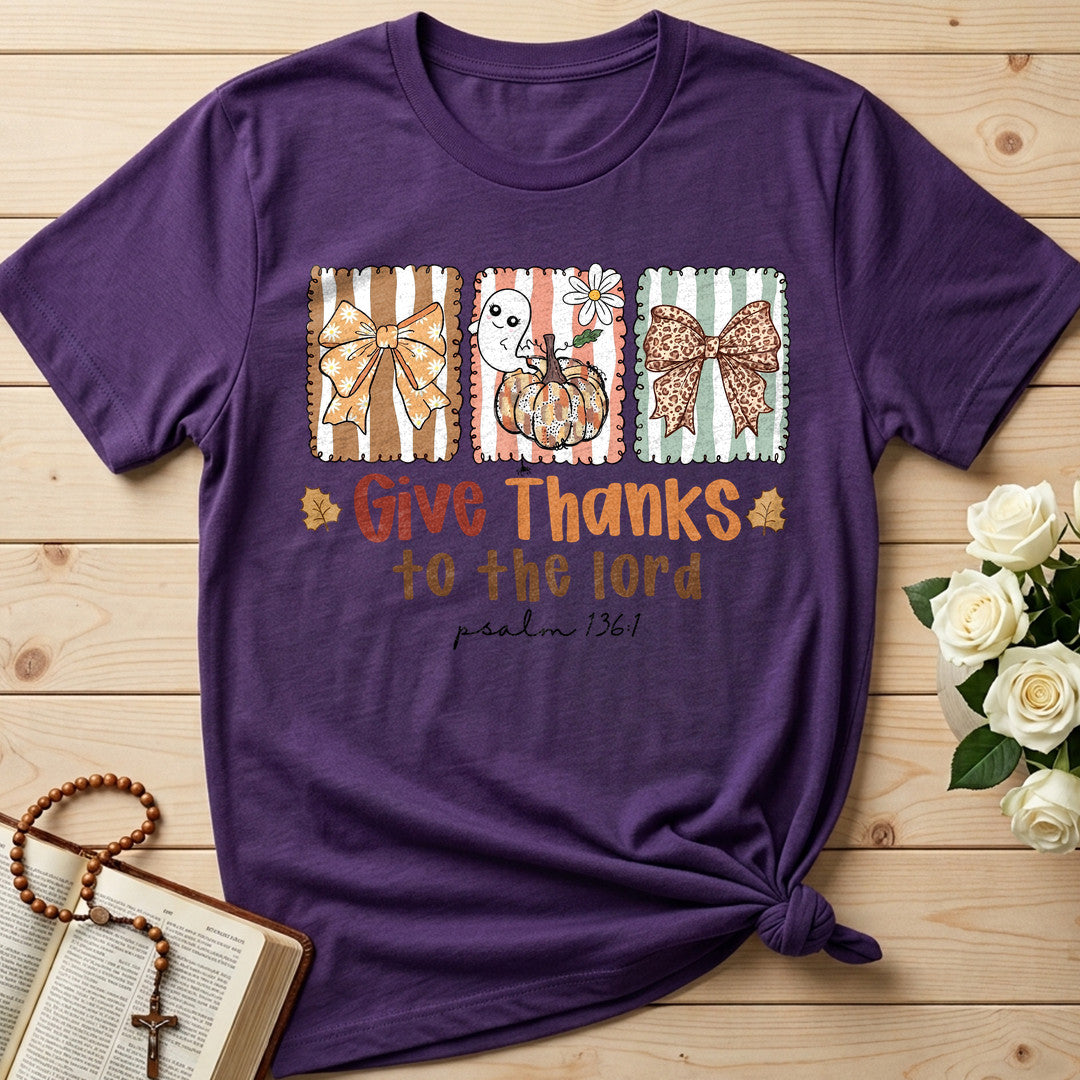 Give Thanks To The Lord Psalm 136.1 11