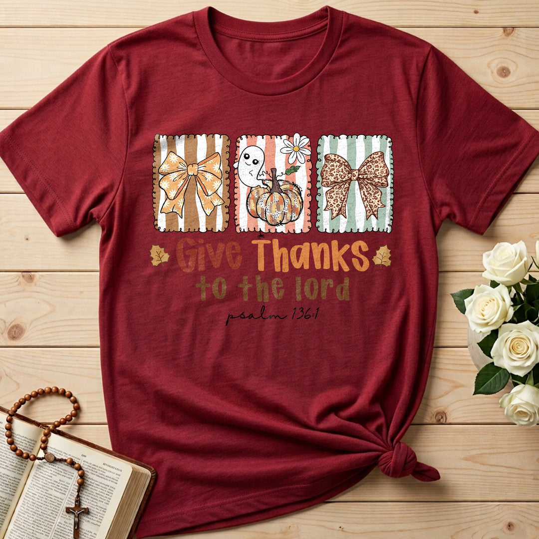 Give Thanks To The Lord Psalm 136.1 11
